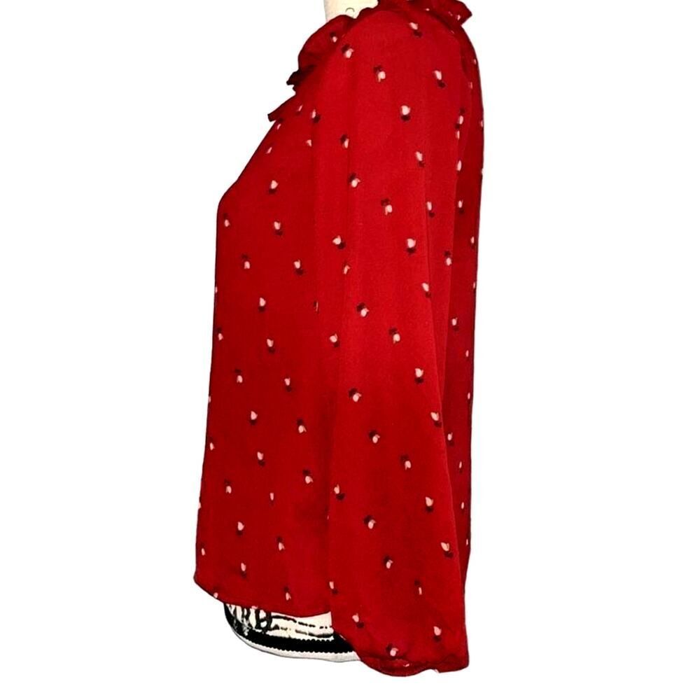 ‎Loft Outlet maroon blouse - Picture 2 of 4